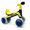Blue, variant on FUPOJH 4 Wheel Baby Balance Bike, Lightweight PP Frame, Silent EVA Tires, 135° Anti-Tip, Ages 1-4,Purple