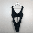 thumbnail image 5 of Victoria's Secret PINK Women's Ruched Front One Piece Swimsuits Black XL, NWT, 5 of 5