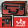 thumbnail image 4 of EVORETRO Aluminum Graded Card Holder Box with TSA Lock – Storage Case for PSA, BGS, CGC Slabs, Sports Cards, 4 of 5