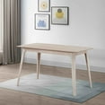 thumbnail image 2 of New Classic Furniture Oscar Wood Counter Height Table in White Ash, 2 of 7