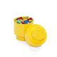 thumbnail image 4 of LEGO Caja de Juguetes Redonda con Ladrillos de Almacenamiento Amarillo Brillante, 4 of 5