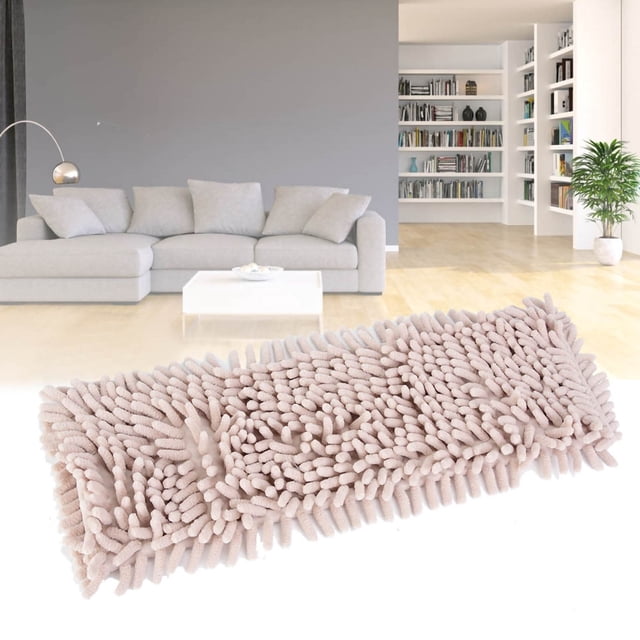 Almohadilla de limpieza de piso Jadeshay reutilizable trapeador diseño aerodinámico color crema