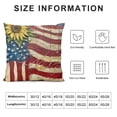 thumbnail image 5 of YINGXI Patriotic Decorative Throw Pillow Covers, Cushion Case Decor, n Fall Home Decoration 24x24in, 5 of 5
