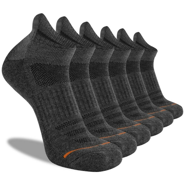 COOPLUS Mens Ankle Sock Size 10 13 Socks Athletic Low Cut Socks Running