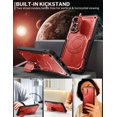 thumbnail image 4 of ExoGuard for Samsung Galaxy A15 Case, Phone Case with Screen Protector and Kickstand (Red), 4 of 6