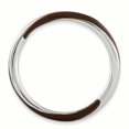thumbnail image 2 of Bague Émaillée Torsadée Marron en Argent Sterling Stackable Expressions Taille 7, 2 of 3