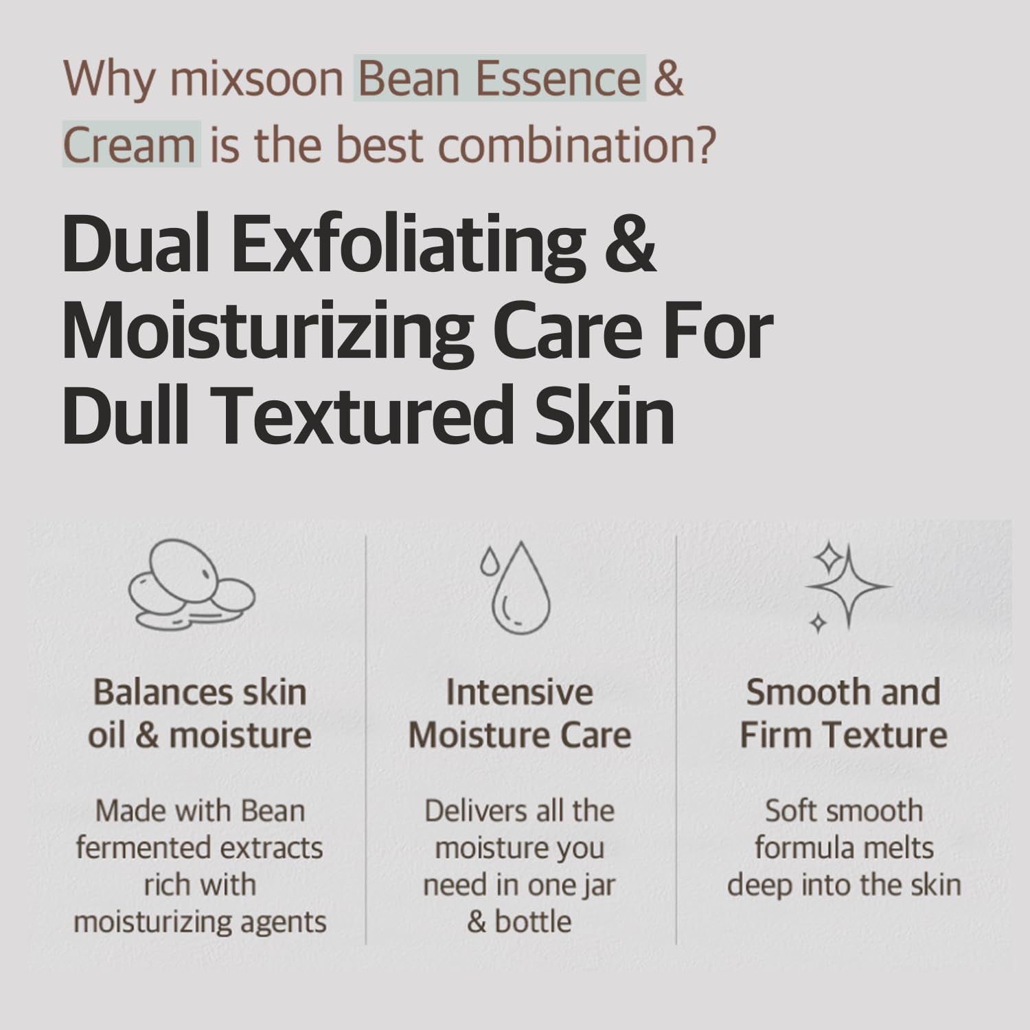 MIXSOON Bean Essence & Cream Duo Set (50ml each) - Walmart.com