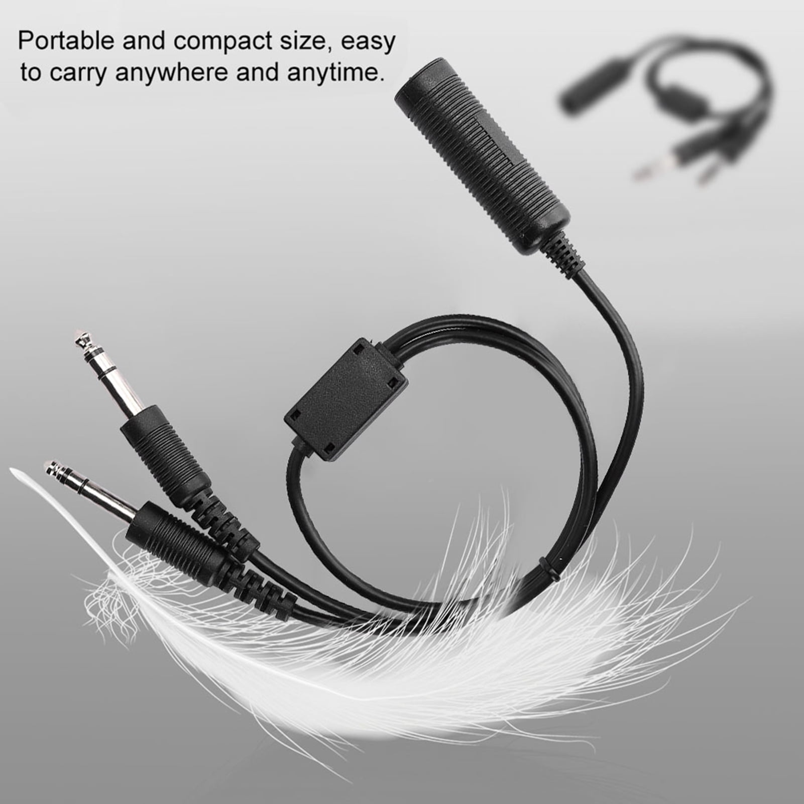 Headphone Adapter, Earphone Adapter Professional Simple Operation For