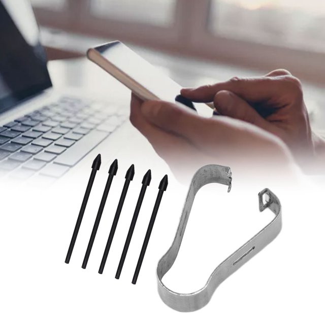 5 Pcs Pointes de Stylet Précises Sensibles de Rechange Pointes Tactiles Noires Sans Rayures Portables