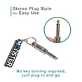 thumbnail image 4 of AlveyTech Key Stereo Plug Style with Key Ring for Pride Scooter (Prior to 2000) - (KEYSCO1000) Replacement for Celebrity, Dynamo, Hurricane, Legend, Sidekick, Sundancer, & Wrangler Mobility Scooters, 4 of 7