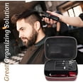 thumbnail image 5 of Procase Hard Travel Case for Hair Clippers - Wine, Roomy EVA Organizer with Shockproof & Water-Resistant Design, 5 of 5