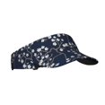 thumbnail image 1 of Balery Cherry Blossoms on Navy Background Gorra deportiva con visera ajustable para mujer y hombre (talla única), 1 of 7