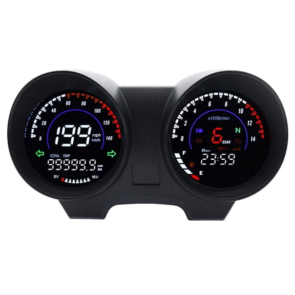 Motorcycle RPM Meter Speedometer Fuel Level Meter Gauge Dashboard Electronics Odometer For Brazil CG150 Fan150