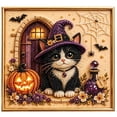 thumbnail image 4 of LOWLHOME DIY Halloween Diamond Painting Art Kit, Beginner Friendly Resin Diamond Wall Art Craft Set, Spooky Halloween Themed Handmade Wall Decor for Living Room Bedroom, 4 of 4