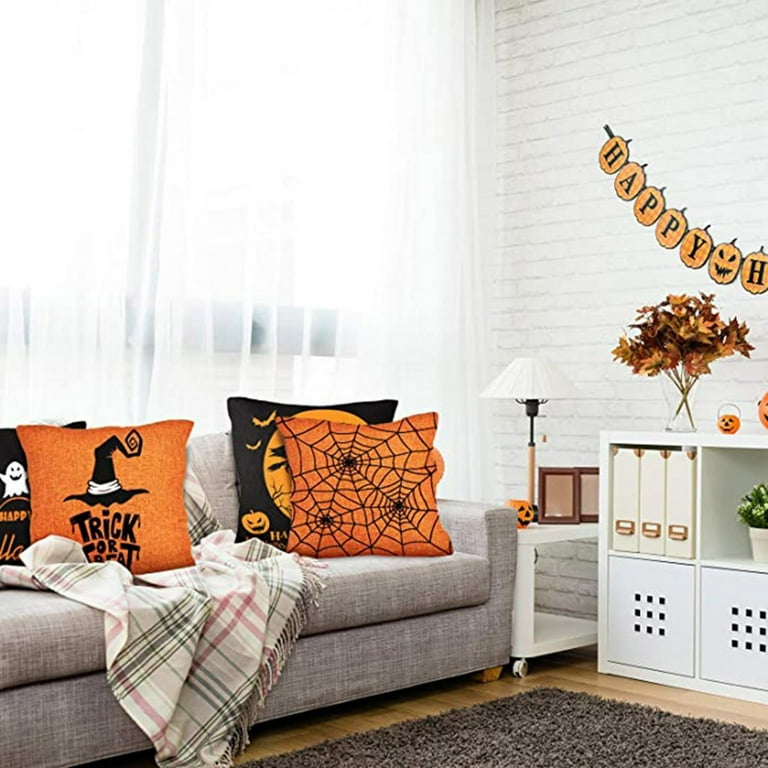 31 Halloween Throw Pillows  Farm house living room, Farmhouse