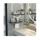 thumbnail image 2 of Repisas Flotantes Modernas Estantes Madera Dormitorio Baño, 2 unidades Belug Negro, 2 of 4