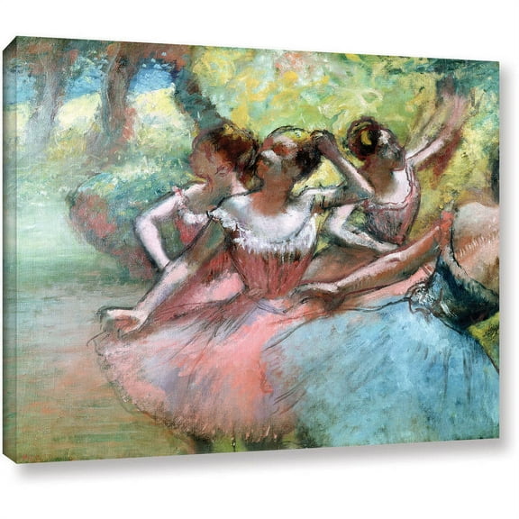 Edgar Degas "Four Ballerinas on the Stage" Gallery-wrapped Canvas Art