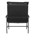 thumbnail image 4 of Halaus Accent Chair Black Accent Chair, Modern Style, Plush and durable faux leather fabric, Plywood, Indoor Living, 4 of 5