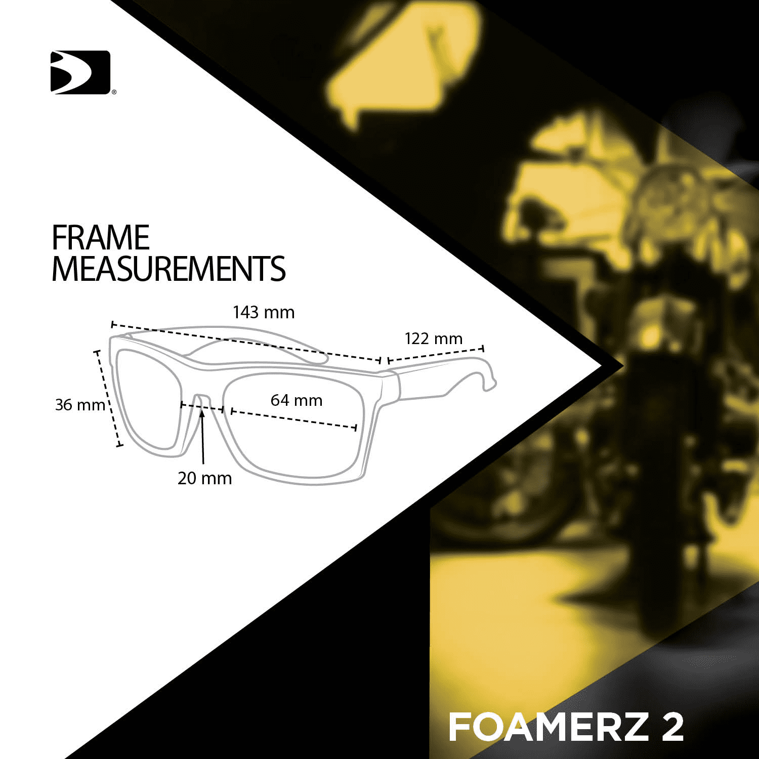 Bobster Foamerz 2 Sunglasses, Clear Anti-fog Lenses, Black Frame