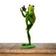 thumbnail image 3 of Grenouille jardin, ornment grenouille en raisine, grenouille Sport for le décorre Style American rocaille pot flores, 3 of 5
