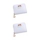 thumbnail image 4 of Titular de Tarjeta Minnieouse Billetera Compacta PU Blanco 2Conjunto, 4 of 6