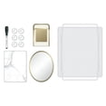 thumbnail image 2 of U Brands Locker Kit, Shelf and Accessories, White and Gray Marble, 11 Piece Set, 4146U, 2 of 3