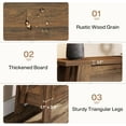 thumbnail image 7 of Tribesigns 41.3" Farmhouse Console Table, 2-Tier Wooden Entryway Table with Storage, 7 of 7