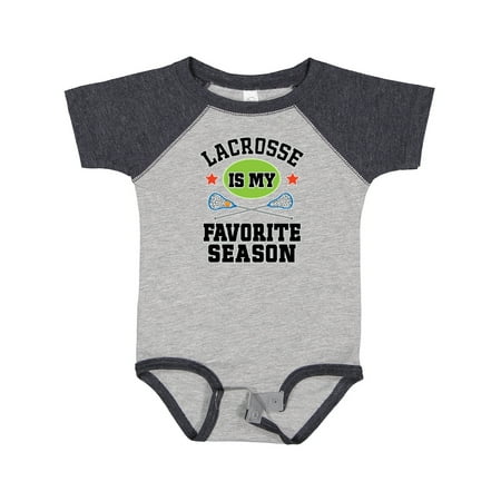 

Inktastic Lacrosse is My Favorite Season Gift Baby Boy or Baby Girl Bodysuit