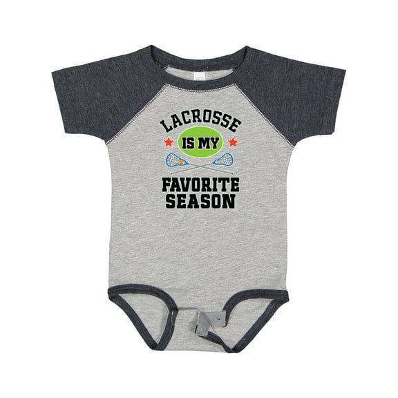 Inktastic Lacrosse is My Favorite Season Boys or Girls Baby Bodysuit
