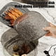 thumbnail image 5 of Bandeja de plástico apta para microondas, apta para lavavajillas, lavable a mano, para uso doméstico, apta para alimentos, para postres, ensaladas de frutas y dulces, juego de cinco bandejas + una bas, 5 of 6
