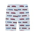 thumbnail image 6 of QEFJNO 3-10Y Kids Boys Pajamas Set Soft Viscose 2PCS Short Sleeve Sleepwear for Toddler Boys Train Pjs Summer, 6 of 14