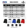 thumbnail image 7 of Exxact Sports MMA Shorts, No Gi BJJ Shorts for Men for Boxing, UFC, Kickboxing, Grappling, Jiu Jitsu & Cross Training (Black, Small), 7 of 7