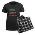 thumbnail image 5 of CafePress - Great Gram Amazing Awesome Women's Dark Pajamas - Women's Short Sleeve Print T-Shirt and Pants Dark Cotton Pajama Set, 5 of 7