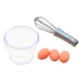 thumbnail image 4 of guohui 2x1:12 Miniature Egg Beater Set with Bowl Eggs for Dining Room Dollhouse Decor 5Pcs, 4 of 9