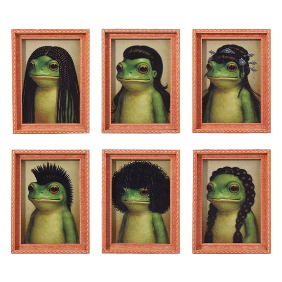 Funny Retro Fridge Magnet - Cute Wooden Frame Art with Strong Hold, Vintage Decorative Magnets for Refrigerator & Metal Surfaces (1 Piece)