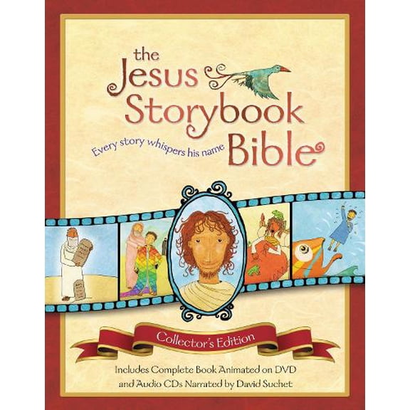 Pre-Owned Jesus Storybook Bible: With Audio CDs and DVDs Paperback