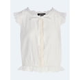 thumbnail image 5 of Scoop Women’s Day Lace Trim Top, Sizes XS-XXL, 5 of 5