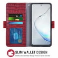 thumbnail image 2 of Mobile Phone Cover for Samsung Galaxy Note 10 Lite Mobile Phone Cover, Samsung Galaxy Note 10 Lite Cover Leather Mobile Phone Case for Samsung Galaxy Note 10 Lite, Flip-Up Case, Red, 2 of 7