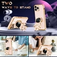 thumbnail image 3 of for iPhone 11 Pro Case Astronaut Cute for Women Girls Girly Unique Phone Cases with Astronaut Hidden Stand Kickstand 6D Design Cover for iPhone 11Pro 5.8 inch, 3 of 6