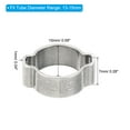 thumbnail image 2 of Uxcell 10 Pack 13-15mm Double Ear Hose Clamp, 304 Stainless Steel O Clip Crimp Rings, 2 of 7