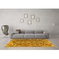 thumbnail image 3 of Ahgly Company Machine Washable Indoor Rectangle Southwestern Yellow Country Area Rugs, 8' x 12', 3 of 4
