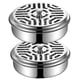 thumbnail image 1 of Heng Du Portable Mosquito Coil Holder, Mosquito Coil Holder with Lid, Retro Portable Mosquito Incense Burner 2Pcs (Silvery), 1 of 5