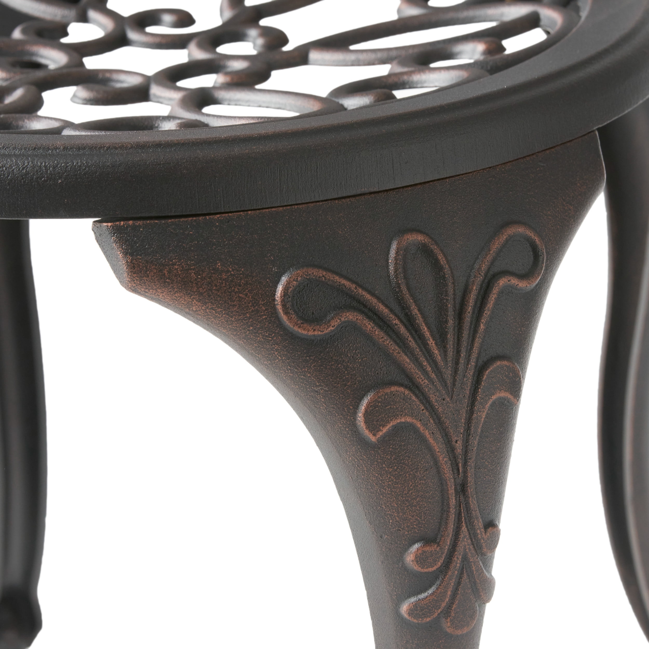 Dakota Aluminum Copper Bistro Set