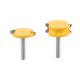 thumbnail image 2 of 4 Unids 8 mm Flauta de la Canoa de Vástago Y Bead Router Bit Set Carpintería Carburo Cementado Madera Tenón Fresa Bits, 2 of 8