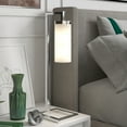 thumbnail image 6 of Evelyn&Zoe Malva 26" Modern Metal Table Lamp with White Milk Cylinder Glass Shade, 6 of 7