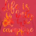 thumbnail image 3 of CafePress - Life's Better Campfire Women's Dark T Shirt - Women's Traditional Fit Dark T-Shirt, 3 of 4