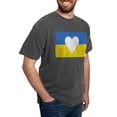 thumbnail image 4 of CafePress - Ukraine Heart T Shirt - Mens Comfort Colors Shirt, 4 of 5