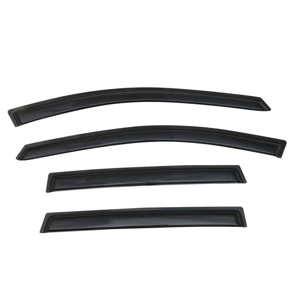 Ikon Motorsports Compatible with 17-22 Honda CRV Acrylic Window Vent Visor Deflector Rain Guard 4Pc Outside Mount 2017
