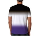 thumbnail image 5 of Handshe Men's Casual Round Neck Gradient Sport Short - Sleeve T - Shirt for Daily & Outdoor, 5 of 5