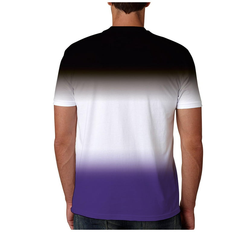 Essential gradient crew neck Sport Shirt for Men